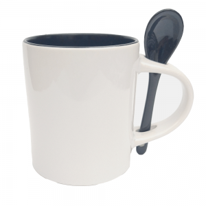 Mug Color Interno con Cuchara | Tienda Transfer Mug Color Interno con Cuchara | Tienda Transfer