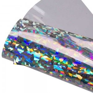 Vinilo Textil Holográfico Plateado Cristal Vinilo Textil Holográfico Plateado Cristal