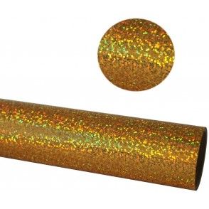 Vinilo Textil Holografico Dorado