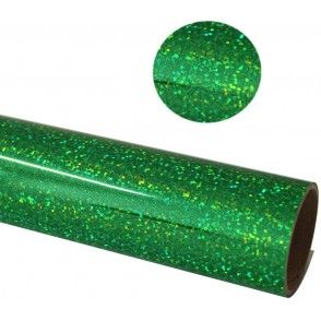Vinilo Textil Holografico Verde