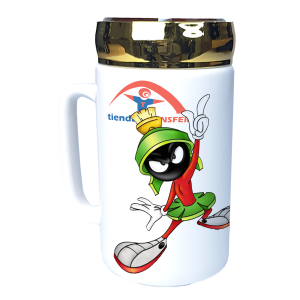 Mug Sublimable con Tapa Espejo | Tienda Transfer | Colombia