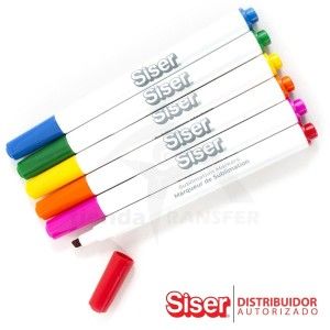 Set de Marcadores para sublimacion Siser | Tienda Transfer Set de Marcadores para sublimacion Siser | Tienda Transfer