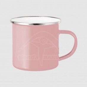 Mug Peltre Color Rosa Pastel