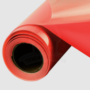 Vinilo Textil Rojo Gamuzado Flock