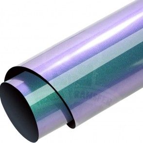Vinilo Textil Camaleón Verde a Morado