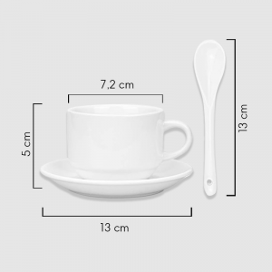 Mug plato y cuchara 5 onzas