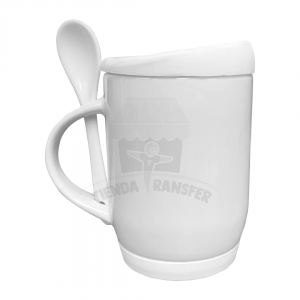Mug Con Tapa y Base de Silicona Cuchara| Tienda Transfer Mug Con Tapa y Base de Silicona Cuchara| Tienda Transfer