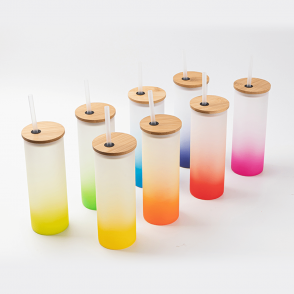 Vaso Tapa Pitillo Bambu Opalizado