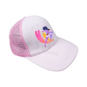 Gorra Malla Frente Acrílica Rosada Gorra Malla Frente Acrílica Rosada