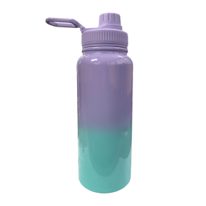 Termo Tapa Deportiva Bicolor | 800ml | Lila-Aguamarina