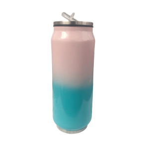Lata Termica Bicolor 500ml | Rosado - Azul Marino