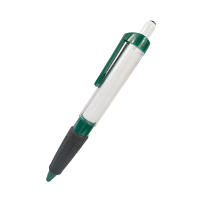 Esfero Retráctil Etiqueta | Verde - Blanco