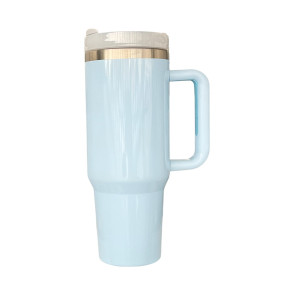 Termo Tipo Stanley 40 oz | Azul Claro