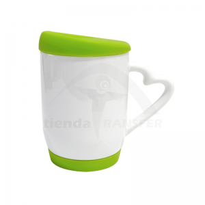 Mug Con Tapa y Base de Silicona| Tienda Transfer